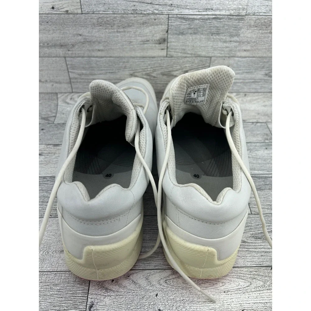 Ecco Golf S-Three White Leather Spikeless Shoes Women Sz 9-9.5 10058350874